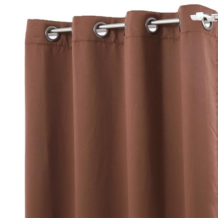 ผ้าม่าน  EYELET HOME LIVING STYLE TAOS UV 140X160 ซม. สีน้ำตาล_1