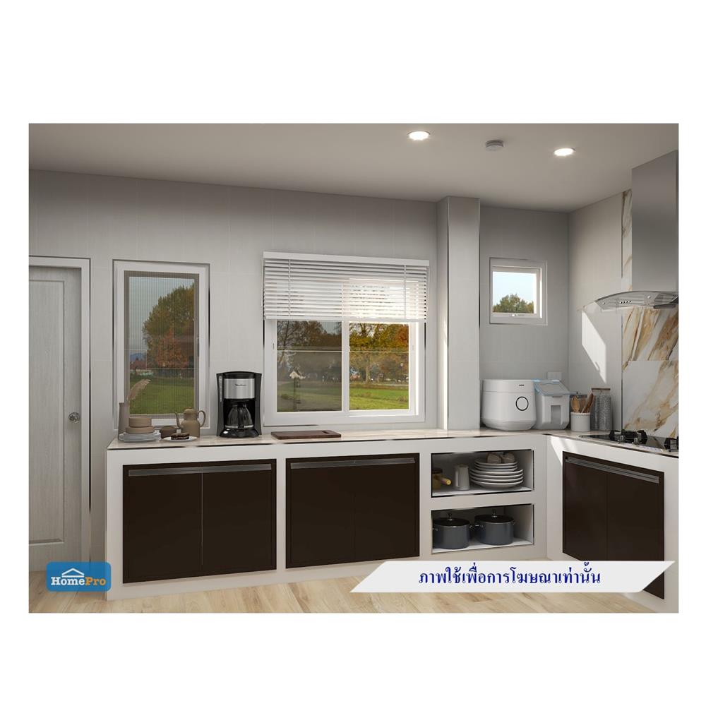 บานซิงค์คู่ JUPITER COCOA BROWN 83x63 ซม. สีน้ำตาล