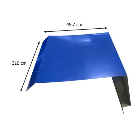 ครอบต่อผนังปูน เมทัลชีท SUNSHIELD G457 3.10 เมตร สีน้ำเงิน_1