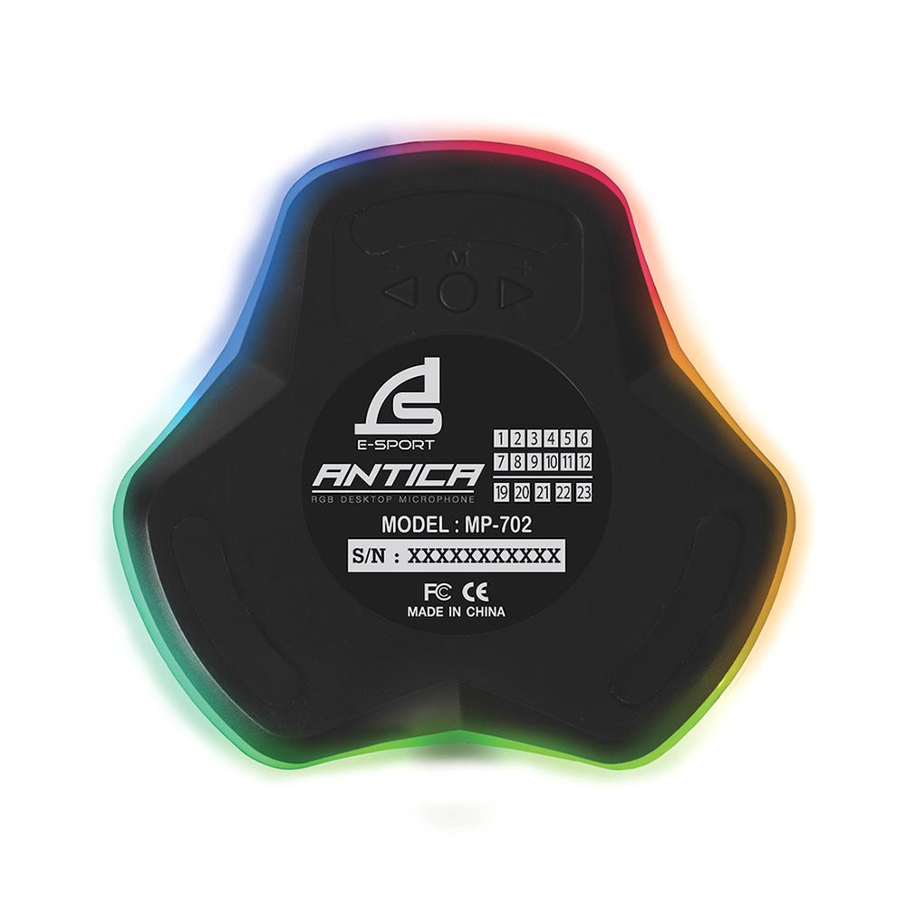 ไมโครโฟนตั้งโต๊ะ SIGNO MP-702 สีดำ