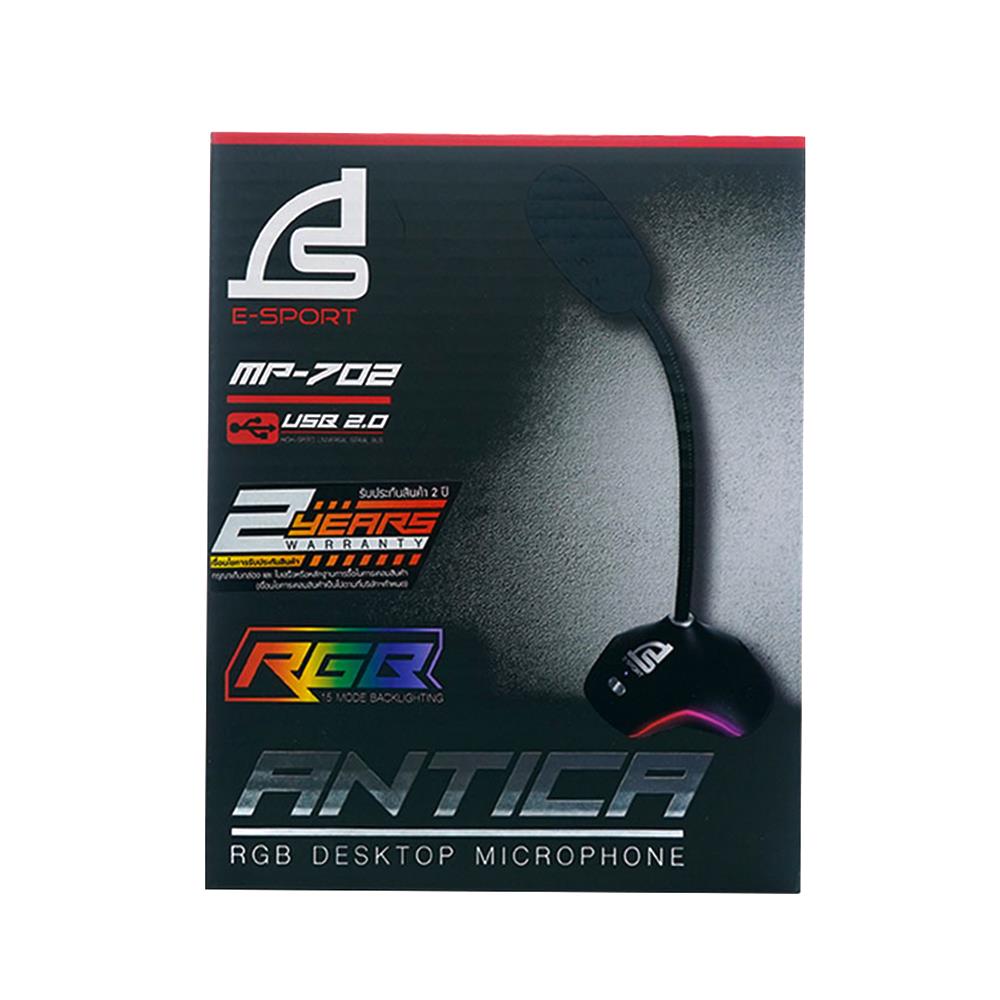 ไมโครโฟนตั้งโต๊ะ SIGNO MP-702 สีดำ