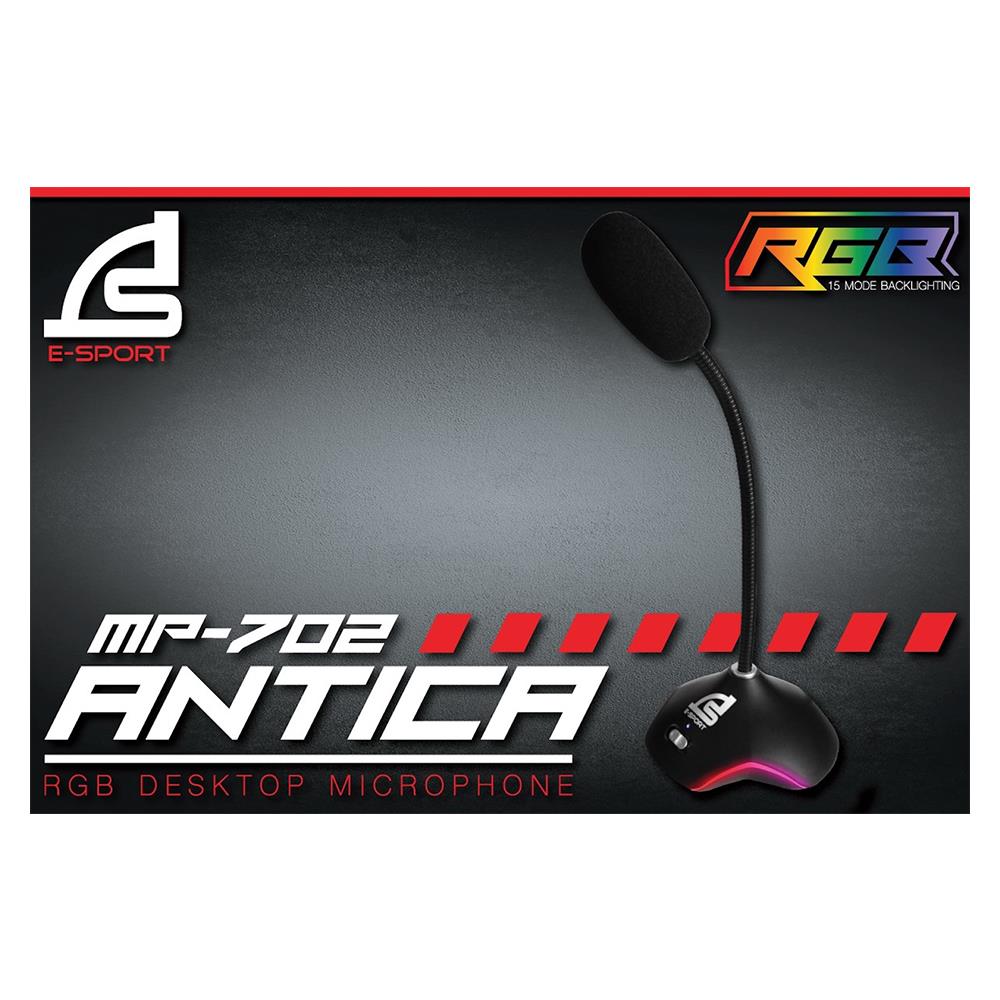 ไมโครโฟนตั้งโต๊ะ SIGNO MP-702 สีดำ