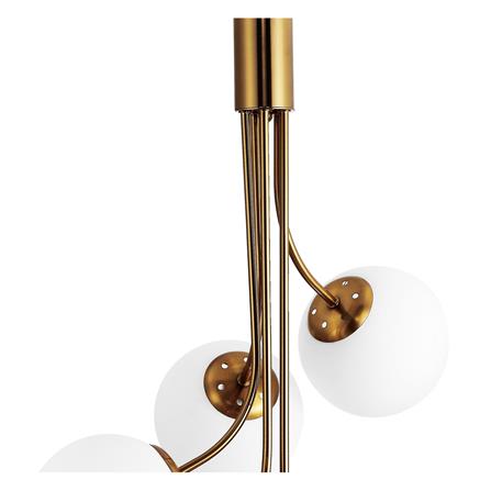 ไฟช่อ CARINI 5122-5 5 หัว สีขาว/ทอง_2