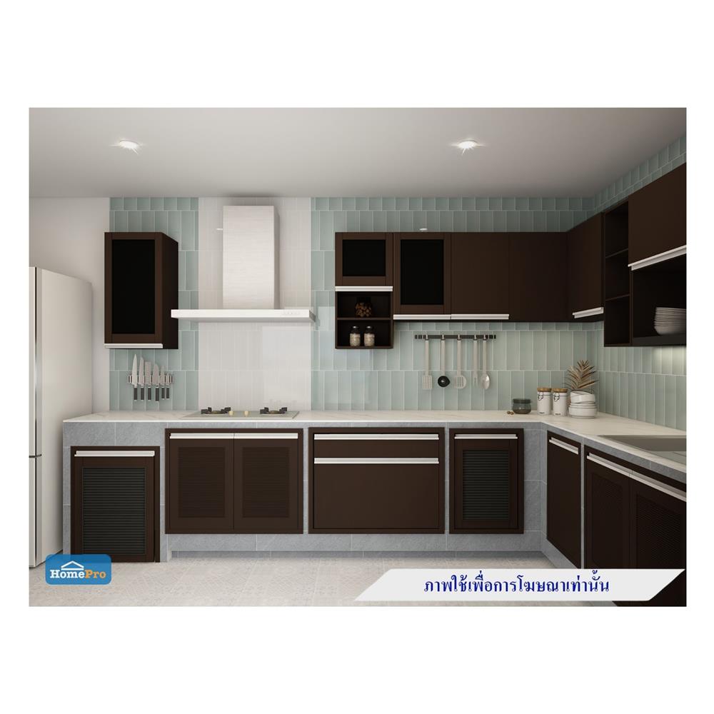 บานซิงค์คู่เกล็ด JUPITER COCOA BROWN 83x63 ซม. สีน้ำตาล