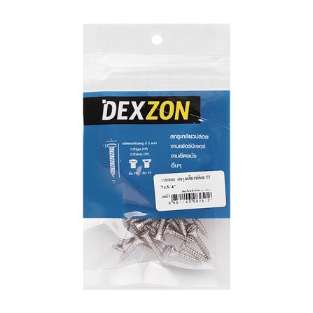 สกรูเกลียวปล่อย TF DEXZON 7X3/4 นิ้ว 30 ตัว_1