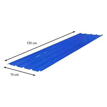 หลังคาเมทัลชีท SUNSHIELD 760 0.35 มม. x 5.2 ม. สีน้ำเงิน_4