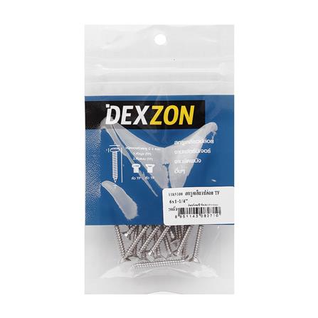 สกรูเกลียวปล่อย TF DEXZON 6X1-1/4 นิ้ว 20 ตัว_1
