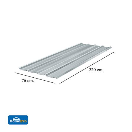 เมทัลชีท อะลูซิงก์ SUNSHIELD 0.35 มม. 0.76x2.2 ม. สีเงิน_4