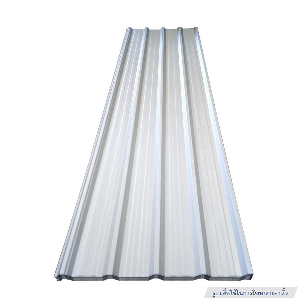 เมทัลชีท SUNSHIELD 0.35 มม. 76x520x0.04 ซม. สีอะลูมิเนียม