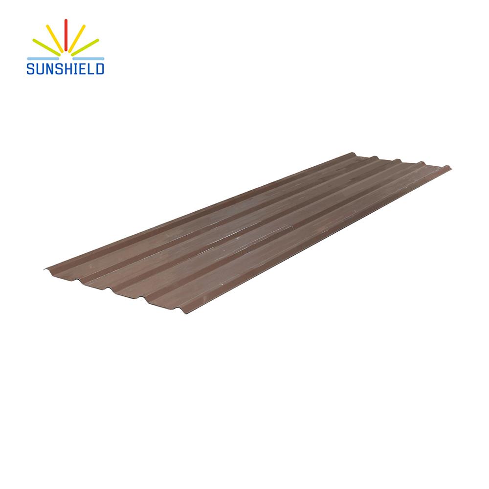 เมทัลชีท SUNSHIELD 0.35 มม. 0.76x3.2 ม. สีน้ำตาล