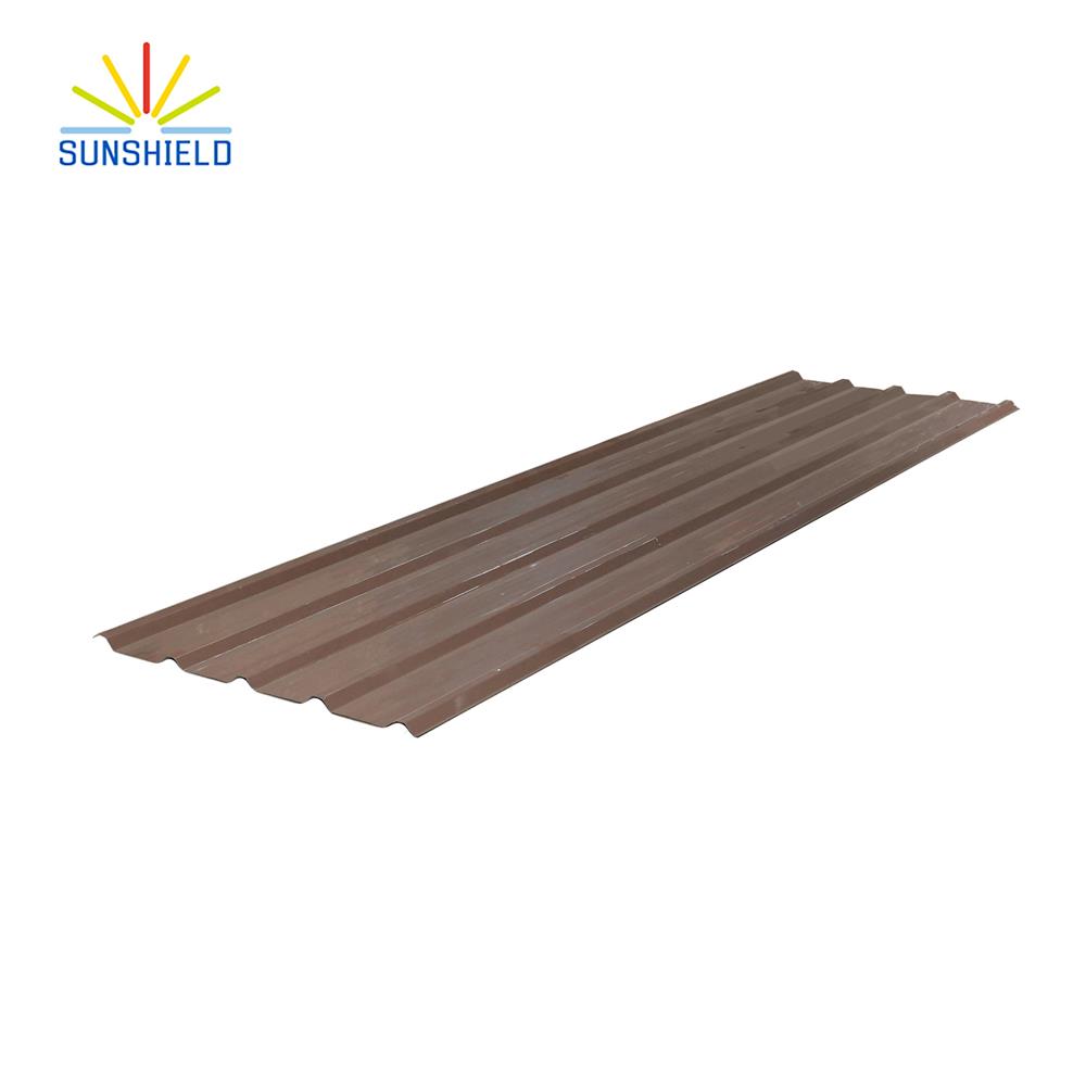 เมทัลชีท SUNSHIELD 0.35 มม. 0.76x4.2 ม. สีน้ำตาล