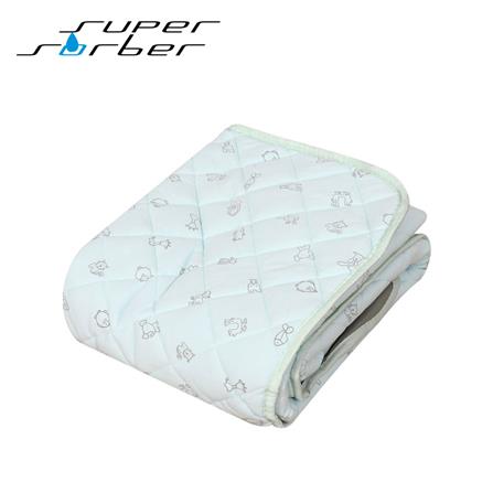 ผ้ารองกันเปื้อน SUPERSORBER CRIB 70X120 ซม. สีฟ้า