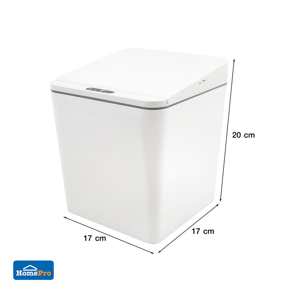 ถังขยะอัจฉริยะ ACCO SENSOR SNOW 6 ลิตร สีขาว