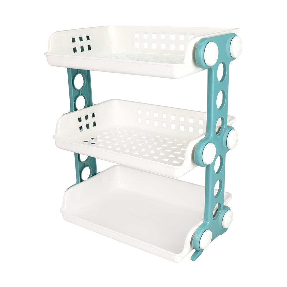 ชั้นวางของ 3 ชั้น STACKO ME 46.7x26.5x52.3 ซม. สีขาว/ฟ้า
