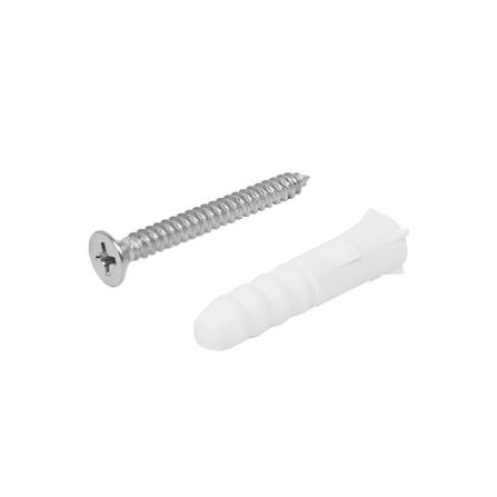 พุกพลาสติกพร้อมสกรู TF DEXZON เบอร์ 8 10 ตัว