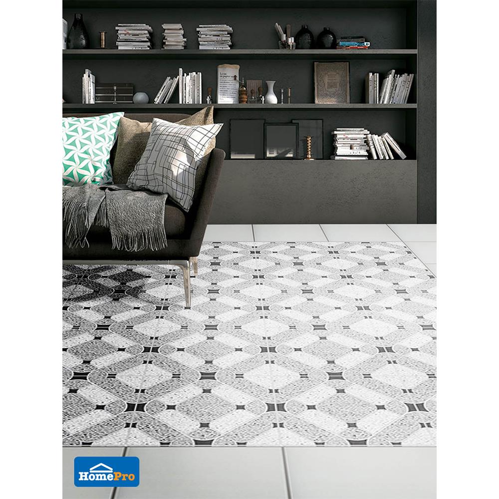 กระเบื้องพื้น 18x18 นิ้ว TARA เทอราซิน่า มิกซ์ เทา EXC PM