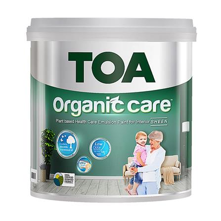 สีน้ำทาภายใน TOA ORGANIC CARE 100 สีขาว เนียน 18 ลิตร_0