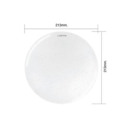 ไฟเพดาน LED LAMPTAN ASTRO 8 นิ้ว 12 วัตต์ DAYLIGHT สีขาว_6