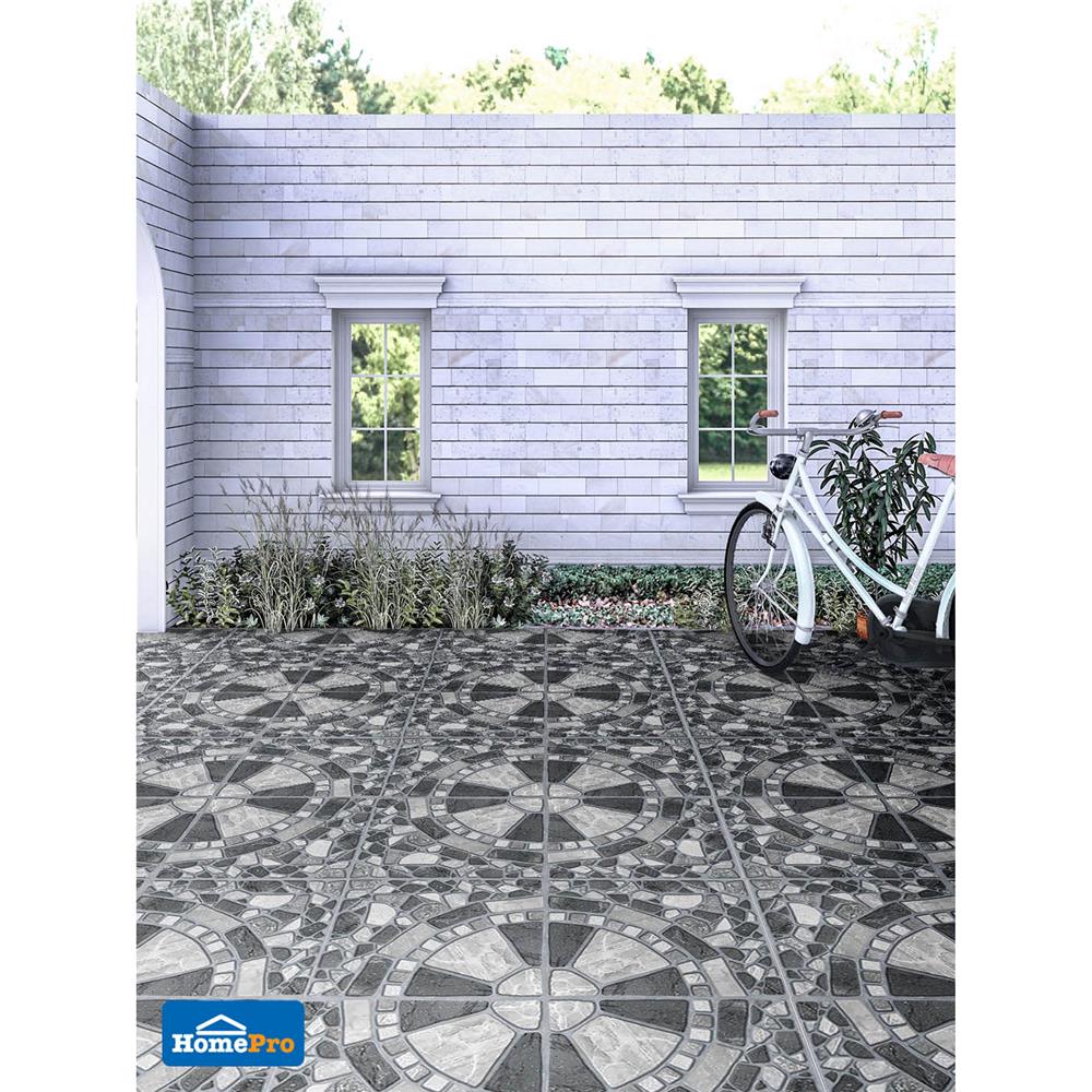 กระเบื้องพื้น 16x16 นิ้ว ภูผา แองการา สโตน เทา PM 0.96M2