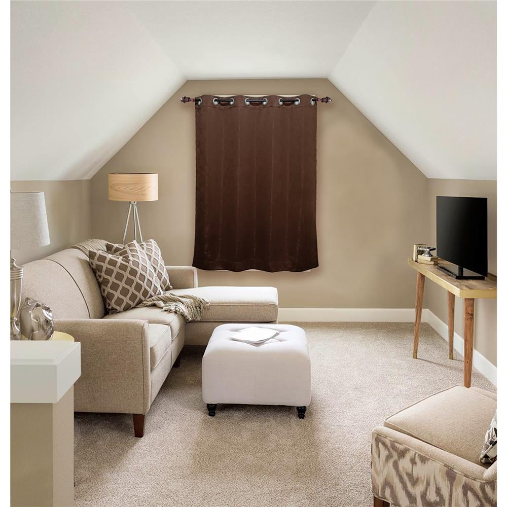 ผ้าม่าน EYELET HOME LIVING STYLE RIGO UV 140X160 ซม. สีน้ำตาลเข้ม