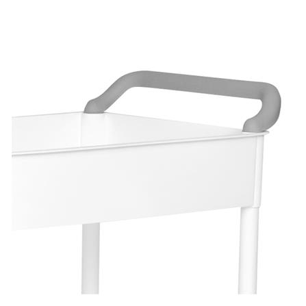 ชั้นวางของ 3 ชั้น มีล้อ STACKO 51.8x34.5x89.8 ซม. สีขาว_3