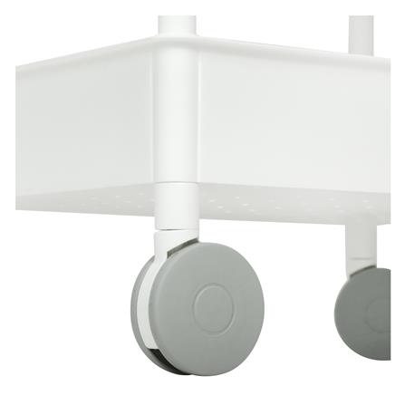 ชั้นวางของ 3 ชั้น มีล้อ STACKO 51.8x34.5x89.8 ซม. สีขาว_4