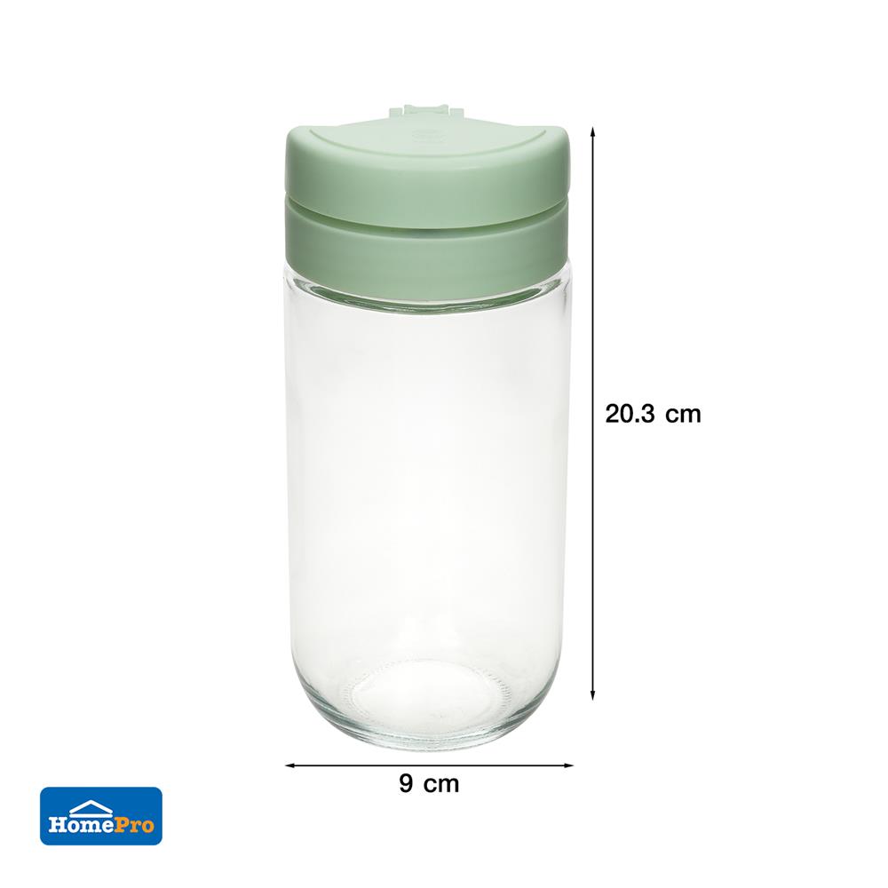 ขวดโหลแก้วฝากด KECH CLICKER 0.8 ลิตร สีเขียว