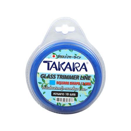 เอ็นตัดหญ้า แบบเหลี่ยม TAKARA MBSB310 3 มม. X 10 ม. สีฟ้า_2