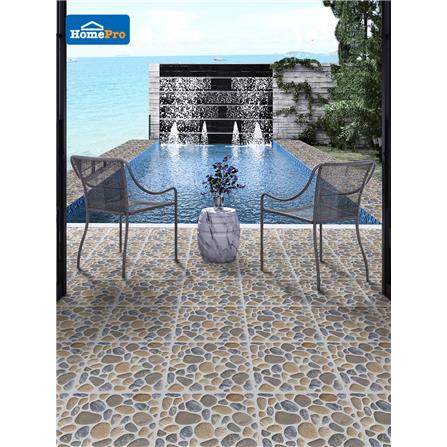 กระเบื้องพื้น 16x16 นิ้ว TARA เพลิออน สโตน มิกซ์ คัลเลอร์ EXC PM 0.96 ตร.ม._3