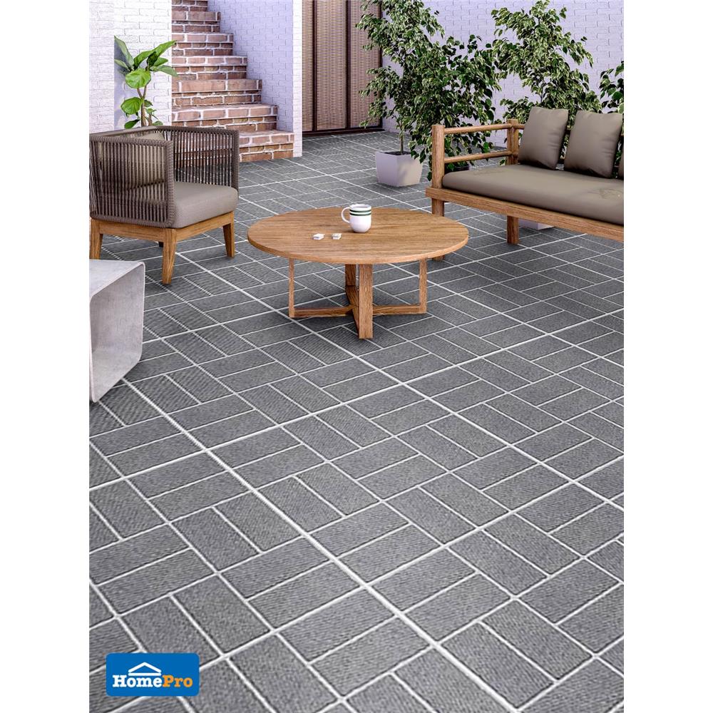 กระเบื้องพื้น 16x16 นิ้ว TARA คาวาลา สโตน เทา PM 0.96 ตร.ม.