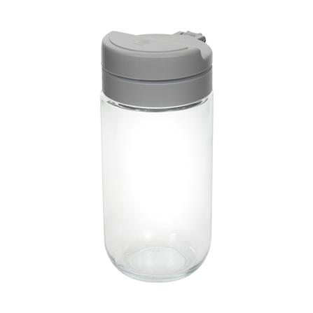 ขวดโหลแก้วฝากด KECH CLICKER 0.8 ลิตร สีเทา_1