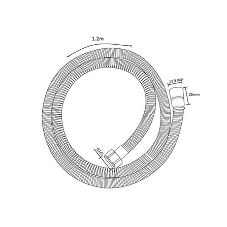 สายฝักบัวสเตนเลส 304 RASLAND RA 1200304_1