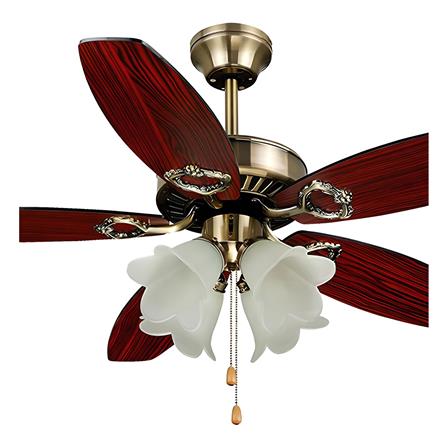 พัดลมโคมไฟ CARINI 542-4AB 42 นิ้ว 5 ใบพัด 4 โคมไฟ_1