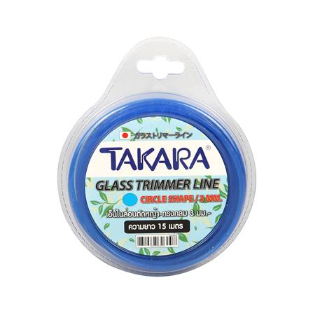 เอ็นตัดหญ้า แบบกลม TAKARA MBCB315 3 มม. X 15 ม. สีฟ้า_2
