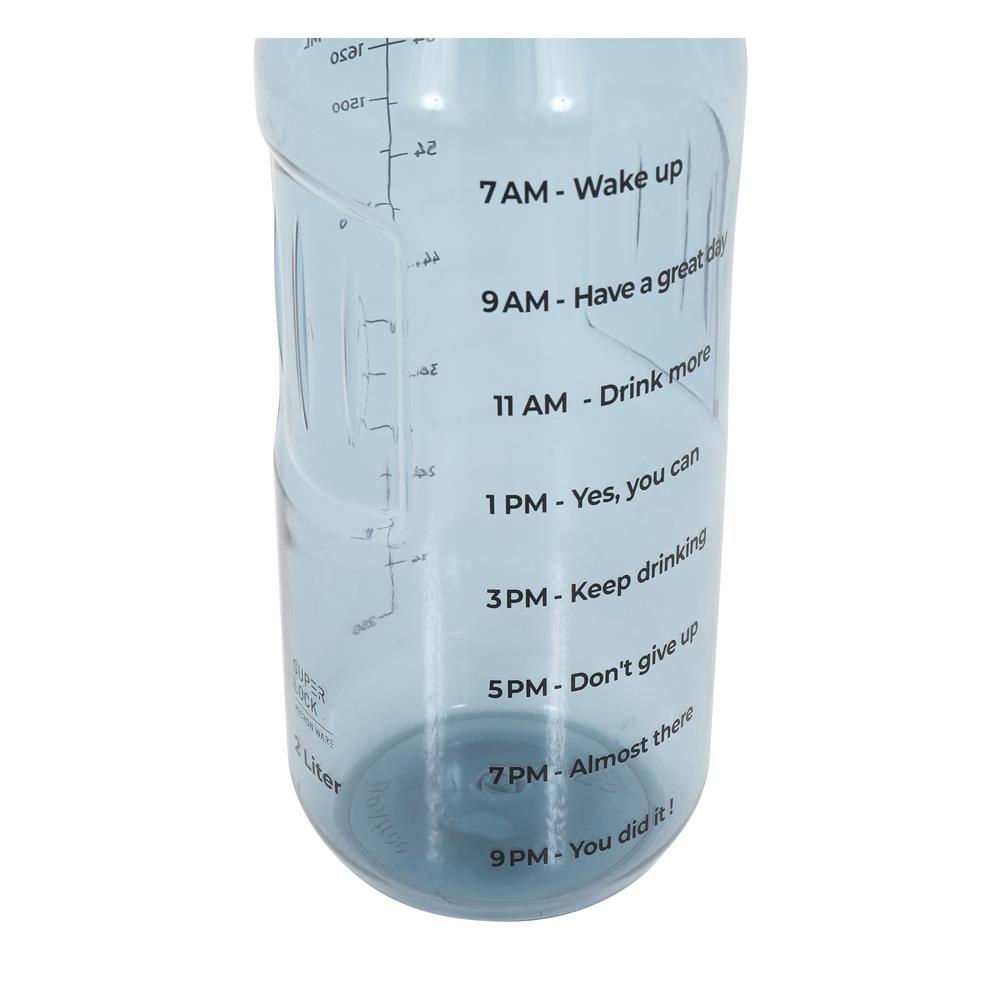 ขวดน้ำ PP ระบุเวลา SUPER LOCK 6926 2ลิตร สีฟ้า