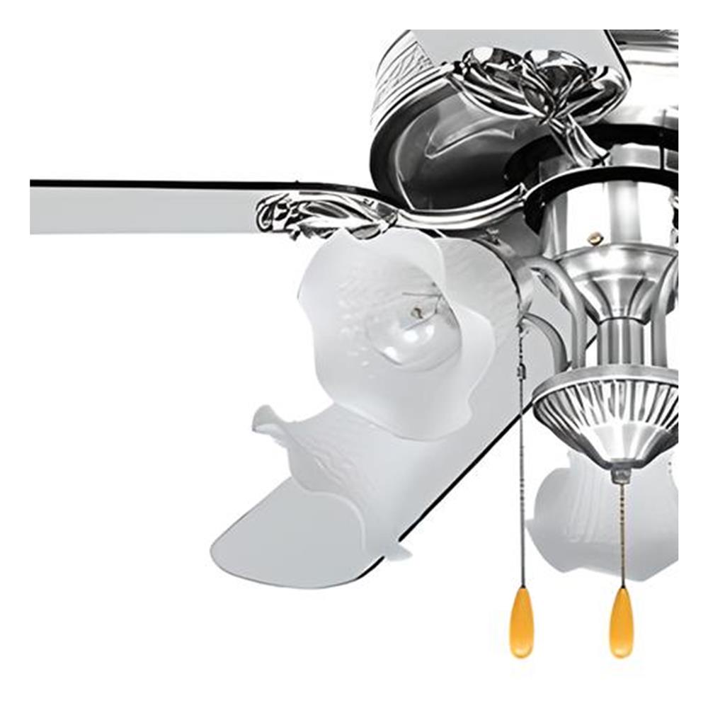 พัดลมโคมไฟ CARINI 552-5NC สีขาว/เงิน 52 นิ้ว 5 ใบพัด 5 โคมไฟ