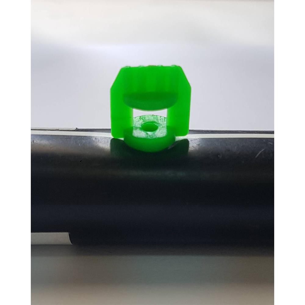 หัวฉีดสเปรย์ปีกผีเสื้อเล็ก ปลายตัด TOWAI สีเขียว แพ็ก 20 ชิ้น