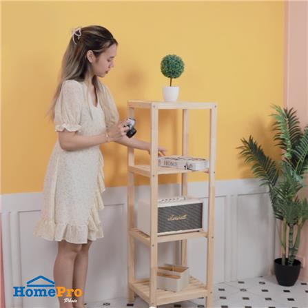 ชั้นวางของ 4 ชั้น FURDINI TYNIE สีไม้ธรรมชาติ_7