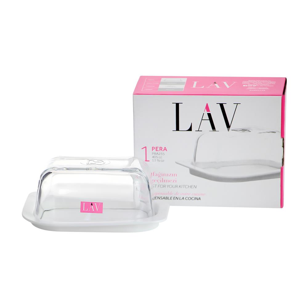 ที่วางเนย+ฝา LAV PERA 10.5x6 ซม.