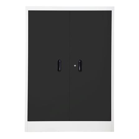 ตู้เหล็กบานเปิดทึบ KIOSK BS-2122 สีดำ