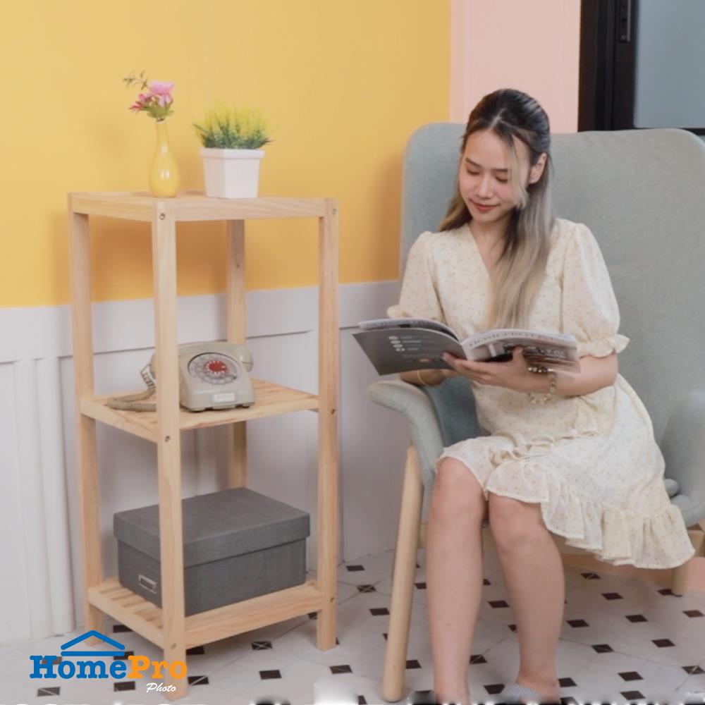 ชั้นวางของ 3 ชั้น FURDINI TYNIE สีไม้ธรรมชาติ