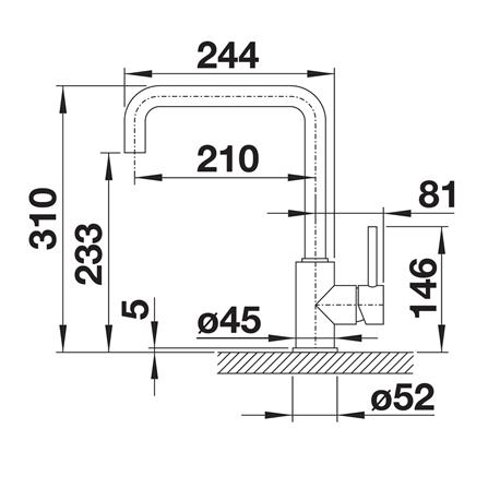 ก๊อกซิงค์ผสมเคาน์เตอร์ HAFELE 495.50.101_1