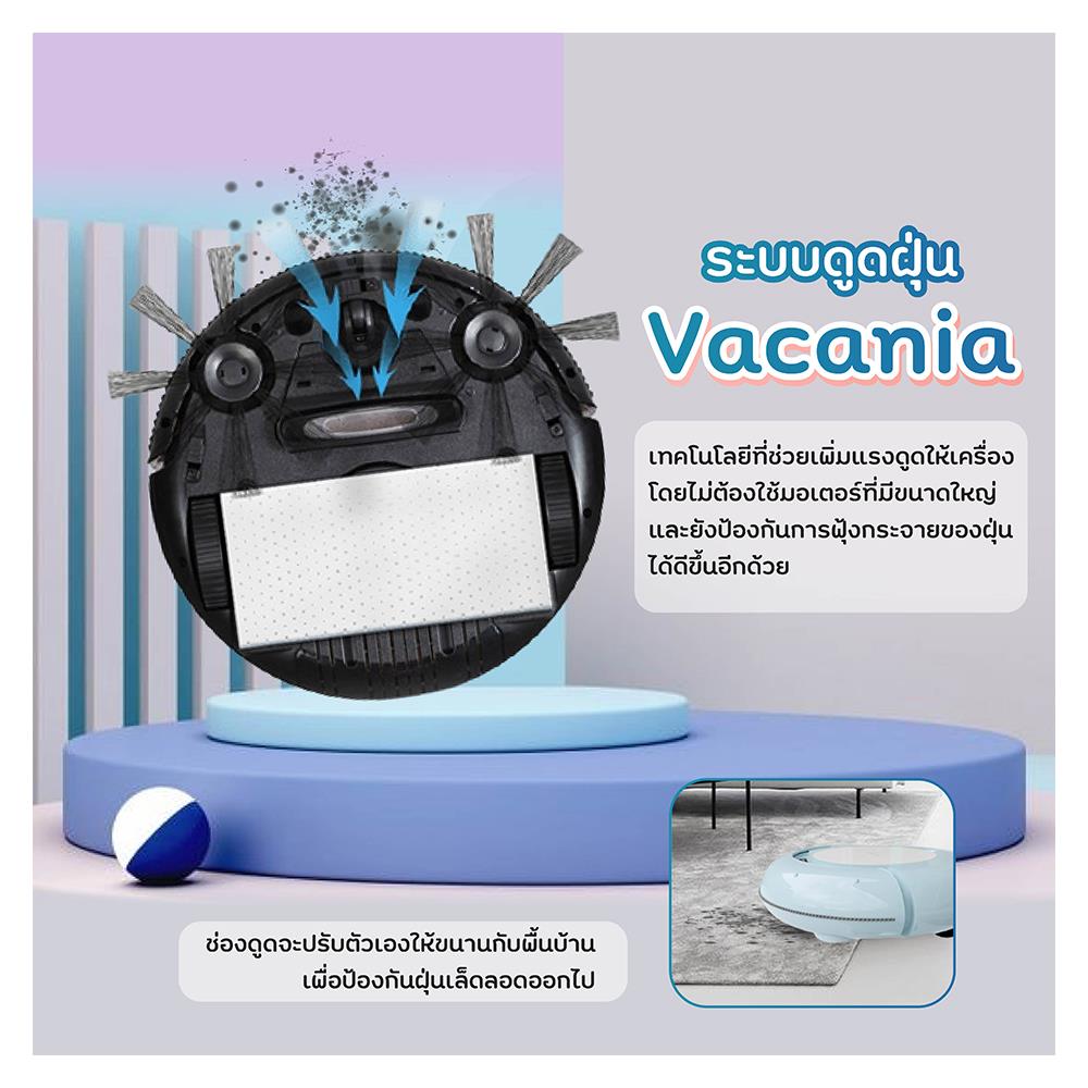 เครื่องดูดฝุ่นหุ่นยนต์ AUTOBOT MINI LITE สีขาว