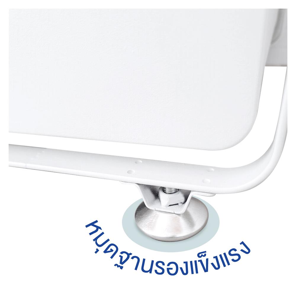 ชั้นวางของแบบลิ้นชัก 2 ชั้น HOMEST IC-008859 สีขาว