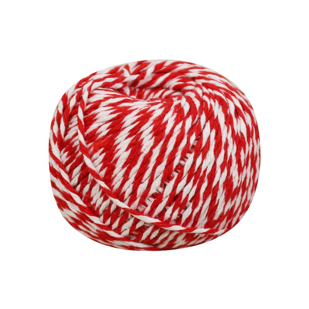 เชือกกลุ่ม BIH 1.5 มม. สีขาว-แดง