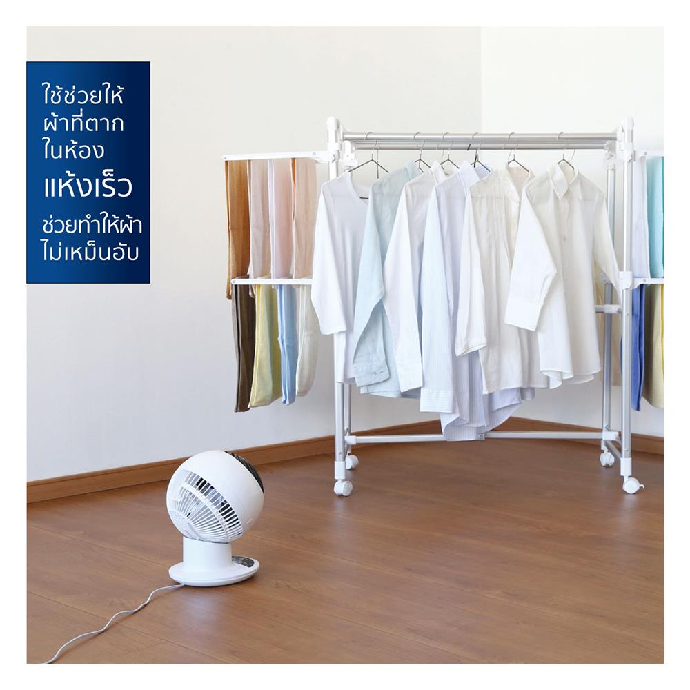 พัดลมพกพา 6 นิ้ว IRIS OHYAMA PCF-SC15T สีขาว/ดำ