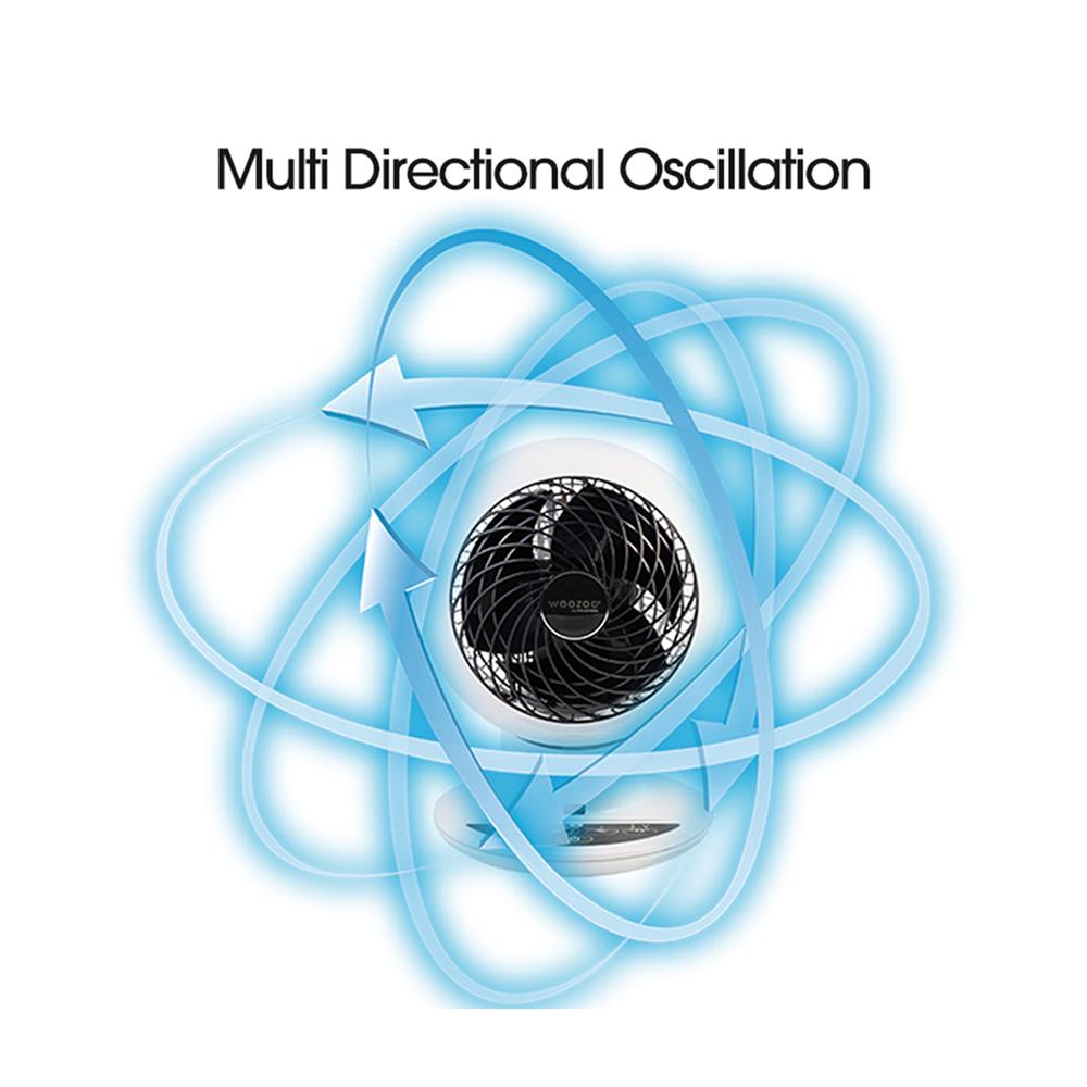 พัดลมพกพา 6 นิ้ว IRIS OHYAMA PCF-SC15T สีขาว/ดำ