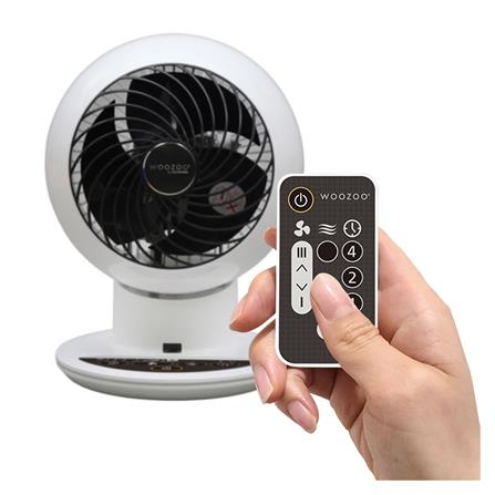 พัดลมพกพา 6 นิ้ว IRIS OHYAMA PCF-SC15T สีขาว/ดำ_1