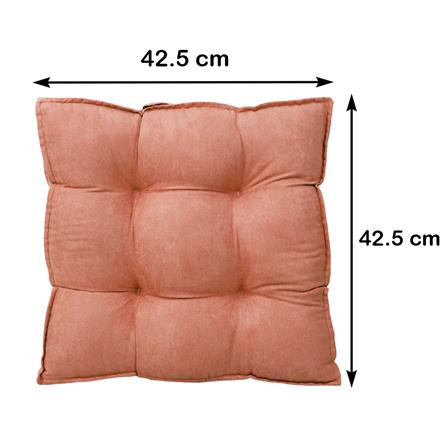 เบาะรองนั่ง HOME LIVING STYLE MILDY 17X17 นิ้ว สีส้ม_5