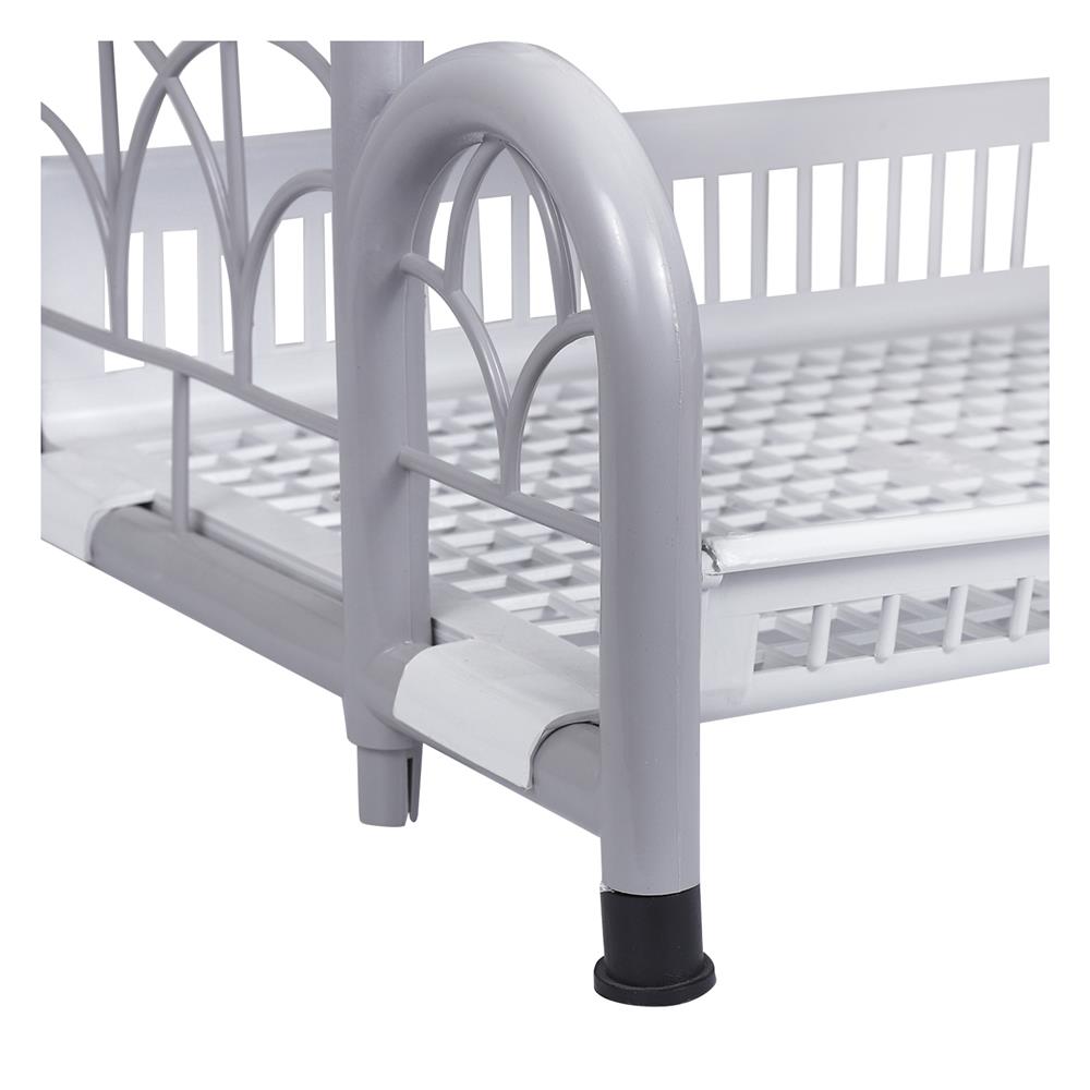 ชั้นคว่ำจานตั้งพื้นพลาสติก 2 ชั้น HAPPY WARE PB-682/2 DS+T